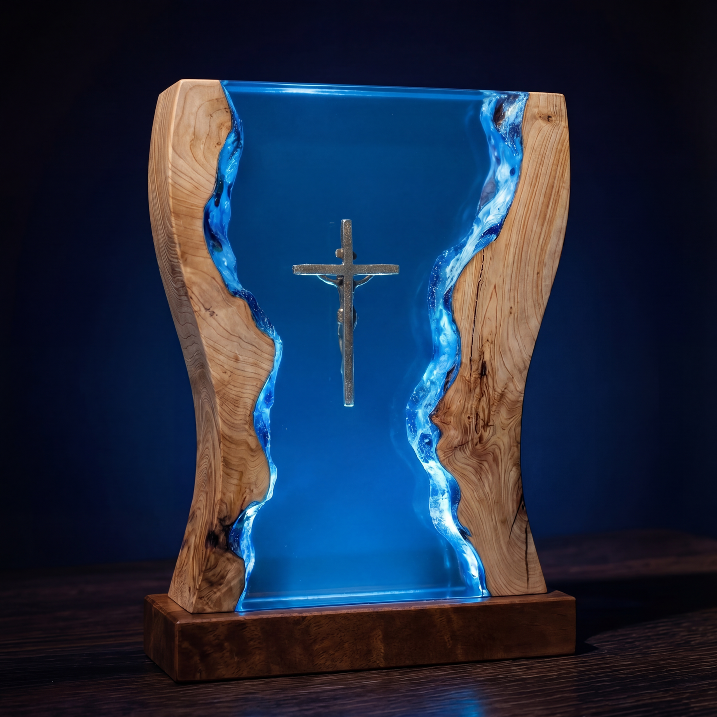 Jesus Rising Lamp