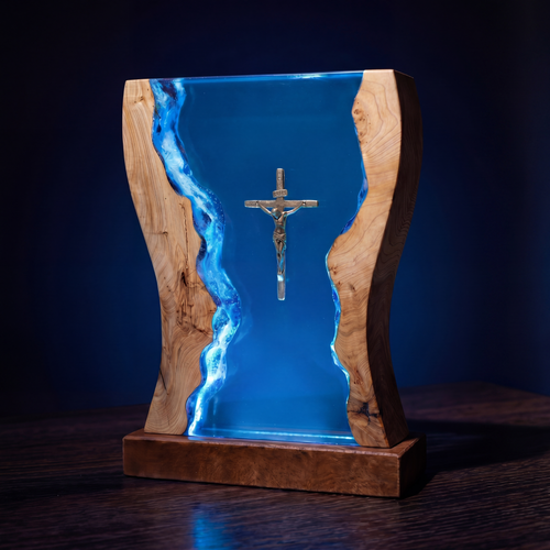Jesus Rising Lamp