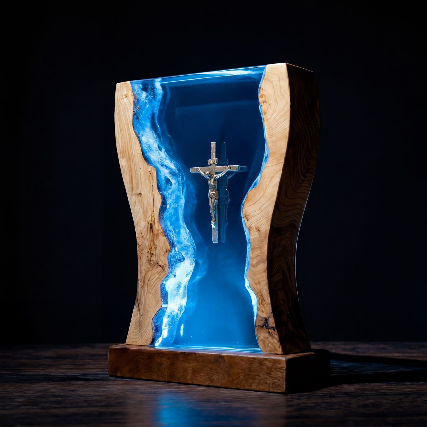 Jesus Rising Lamp